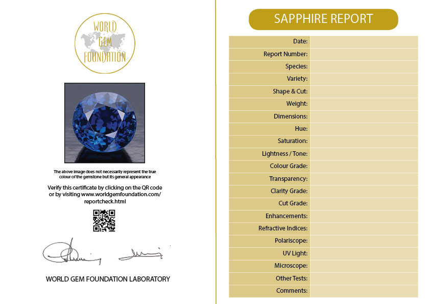 Sapphire Report